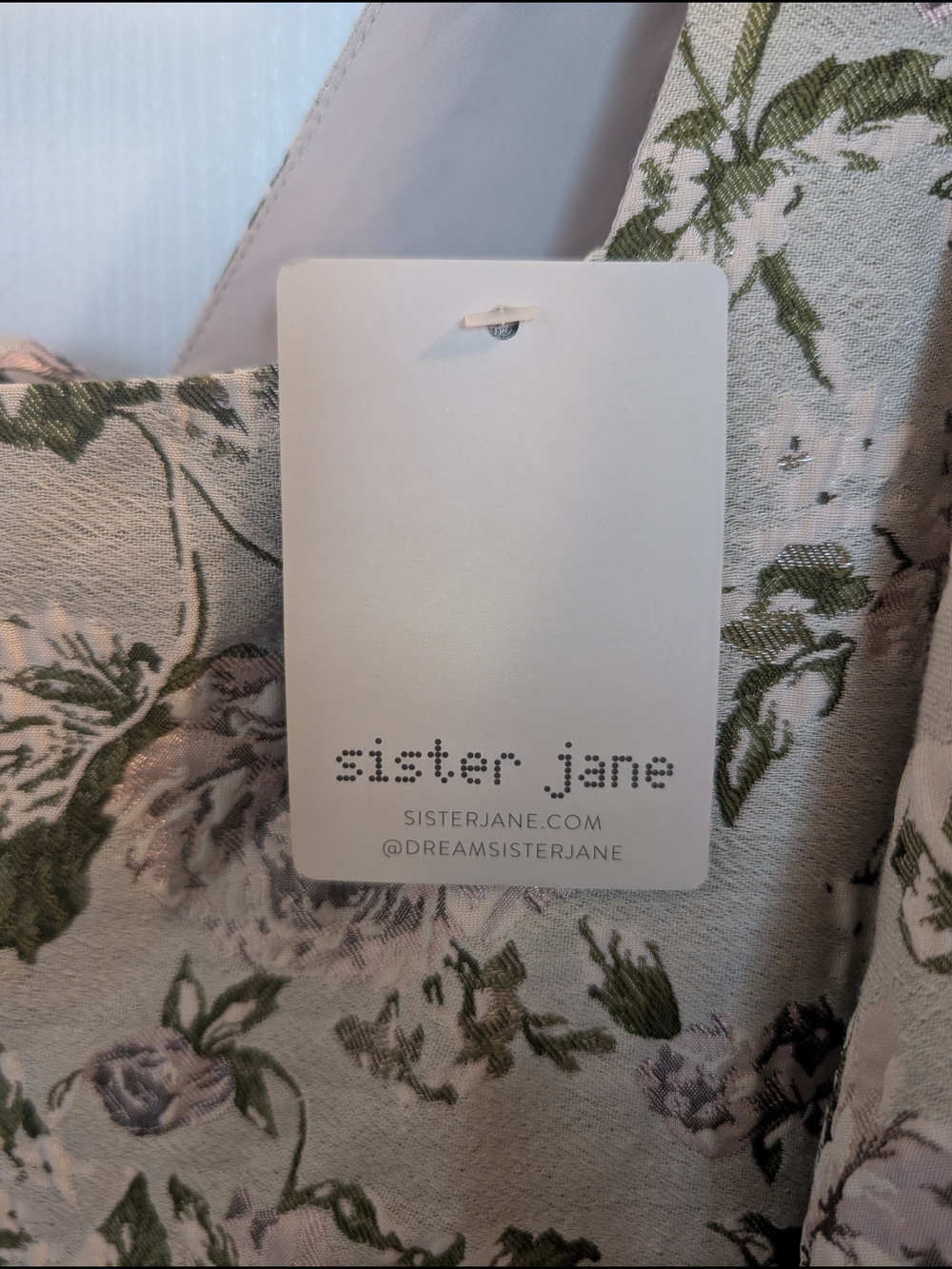NWT Sister Jane Meadow Tapestry Mini Dress - Picture 3 of 6